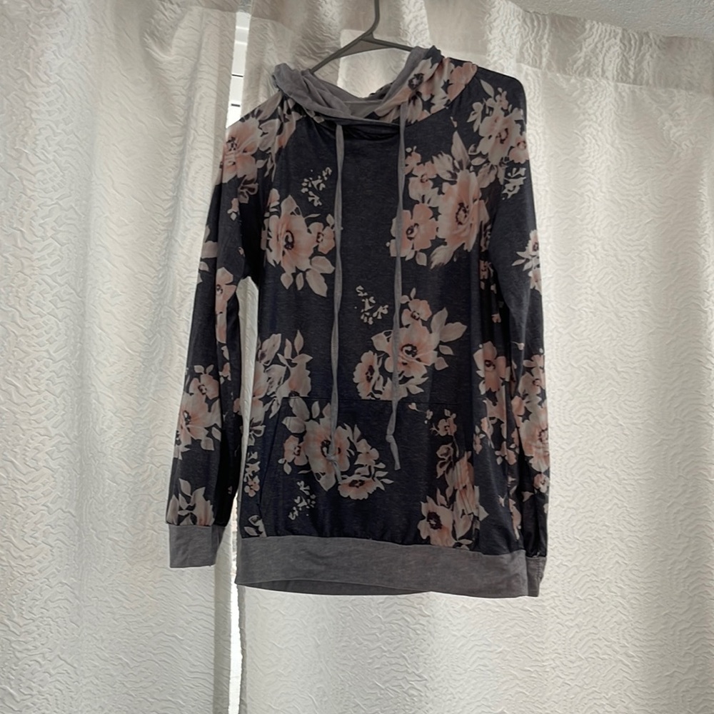 Flower hoodie! Light weight jacket